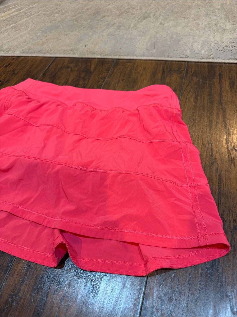 SZ 8 Lululemon Pace Rival Mid-Rise Skirt Lip Gloss pink - Picture 2 of 10